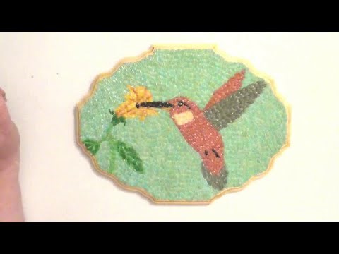 Rice Mosaic Art Tutorial