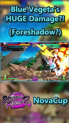 The Blue Vegeta TOD that hit DotoDoya.. was Foreshadowed HERE [DBFZ]