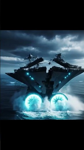 "Aircraft Carrier Transforms and Dives Into the Ocean | Epic Sci-Fi Scene"