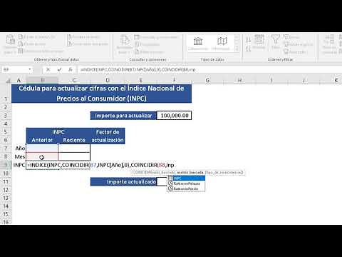 Actualización de cifras con INPC