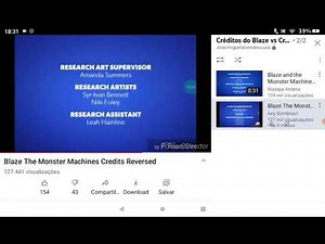 Creditos Blaze y los Monster Reversed