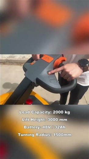 Electric Stacker Demo | Powerful Electric Pallet Stacker for Warehouse Material Handling