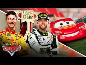 Lightning McQueen’s Rookie Competition with Real-Life NASCAR Drivers | Pixar Cars