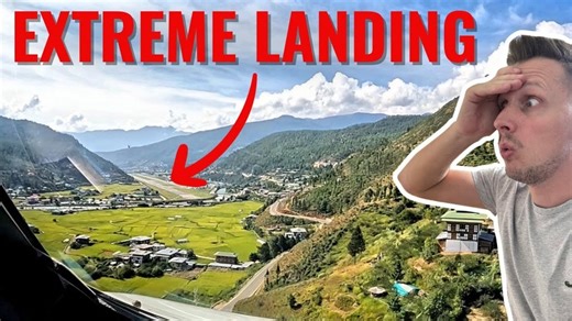 The Scariest Landing Pilots Attempt – Bhutan Airlines | Josh Cahill