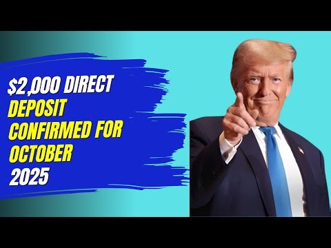 $2,000 Direct Deposit Confirmed for October 2025, IRS Announces Tariff Rebate Relief Plan