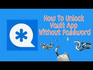 How to open vault app without password | Unlocked Vault app #Vaultapp