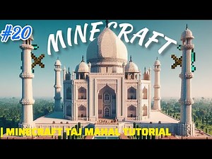 ARE YOU READY FOR DECORATING TAJ MAHAL??🤩🥳 | MINECRAFT TAJ MAHAL TUTORIAL #20 | MINECRAFT | TUTORIAL