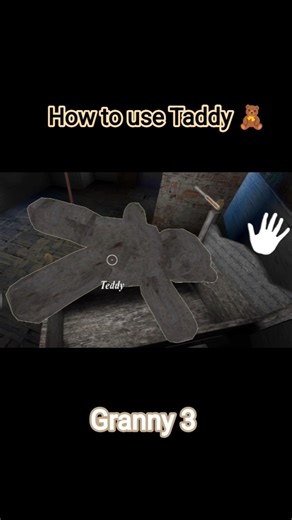 How To Use Taddy 🧸 In Granny 3 😱 #granny3 #granny #sacry #horror #new #gaming #trending #ytshorts