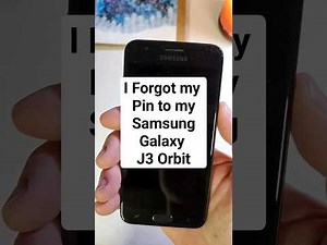 ⚠️HELP⚠️ I Forgot the PIN to my Samsung Galaxy J3 Orbit - Easy Instructions to reset your phone 📱