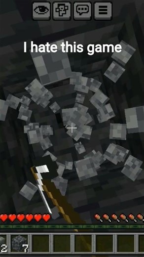 that's why u don't dig down in Minecraft #shorts #minecraft