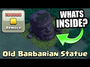 WHAT HAPPENS IF YOU REMOVE THE BARBARIAN STATUE IN CLASH OF CLANS BUILDERS VILLAGE!?