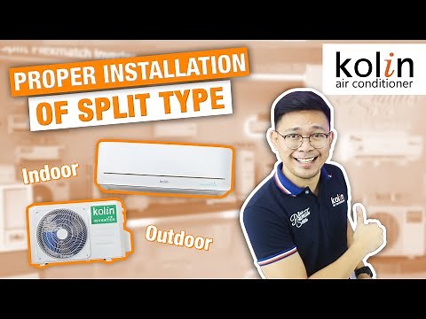 PROPER INSTALLATION OF SPLIT TYPE AIRCON
