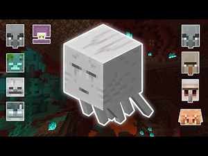 GHAST VS ALL RANGED MOBS (+ IRON GOLEM) | MINECRAFT