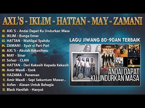 KOLEKSI LAGU JIWANG 80AN 90AN NI PENUH MEMORI - SLOW ROCK MALAYSIA - AXL’S,IKLIM,HATTAN,MAY,ZAMANI