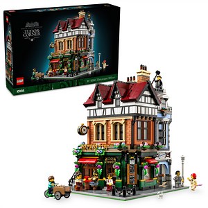 LEGO Icons Tudor Corner Building Set for Adults 18 - DIY Miniature House Kit - Collectible Mini House Building Set for Men and Women - Crafting Gift for Adults - 10350