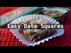 Recipe Easy Date Squares
