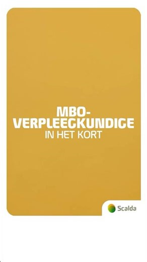 Opleiding in 't kort | Mbo Verpleegkundige