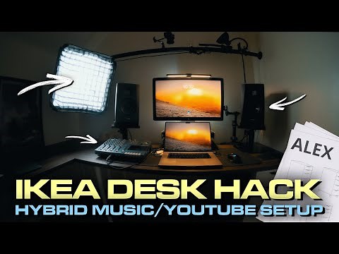 Transforming My Workspace: DIY IKEA Desk Hack for Music & Video Creators