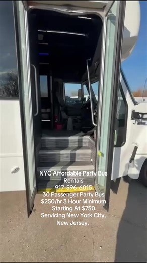 NYC Ultimate Party Bus 🚌🔥 Big group? Upgrade your ride and turn it into the party. Our 30-Passenger Party Bus is perfect for: 🎉 Birthdays 🎓 Graduations 🍾 Nights Out 🎶 Special Events 💲 $250/hr • 3-Hour Minimum 💥 Starting at $750 📍 Serving New York City & New Jersey 📞 Call or Text 917-596-6015 📩 DM NYC Ultimate Party Bus 🌐 NYCUltimatePartyBus.com #NYCUltimatePartyBus #UltimatePartyBusNYC #NYCPartyBus #PartyBusNYC #partybusrental