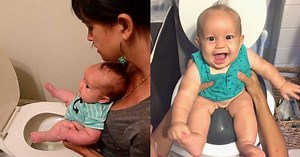 ‘Why would I want my babies to use the diaper as a toilet?’ Did I mention I hate cleaning up poopy diapers?’: The method we used to ditch diapers (and avoid potty training) with all 5 of our babies