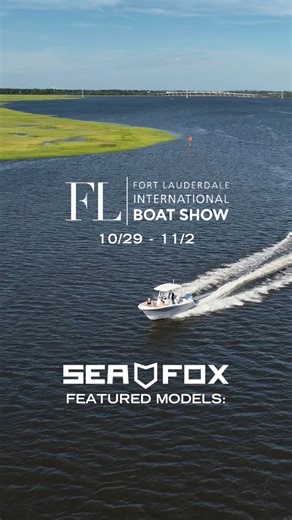 73 reactions | Come see us at the Fort Lauderdale International Boat Show! Find us at Booth #2078 with Boat Kings from October 29 – November 2. Check out the latest Sea Fox models and see what’s ahead for 2026! | Sea Fox Boat Works | Facebook