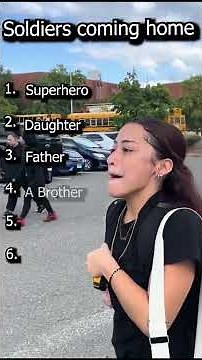 Soldiers coming home #kindworld #heartwarmingreunion #militaryhomecoming