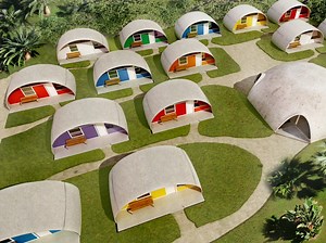 Can Inflated Concrete "Dome Homes" Help Solve Our Global Housing Crises? - Architizer Journal