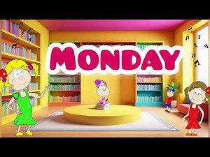 Days of the Week Song for kids | Monday, Tuesday, Wednesday song by Gitte