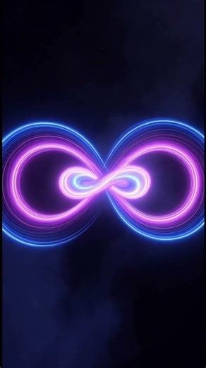 Mesmerizing Neon Infinity Loop ✨ Oddly Satisfying Visual ASMR #shorts