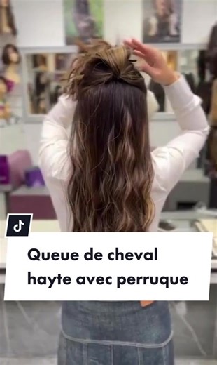 Tutoriel : Comment réaliser une queue de cheval haute sur une perruque ?