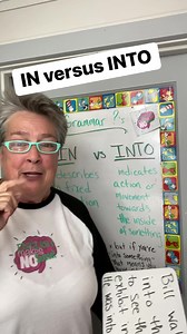 IN vs INTO #in#into#grammar#esl#english#expomarkers #learningenglish | English Makes No Sense