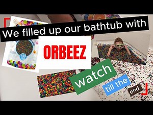 Filling Bathtub with 300,000 Orbeez balls: Ultimate Water Bead Adventure!