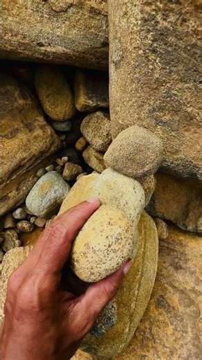 Perfect Stone Stacking Balance 🪨✨ | Satisfying Nature Art