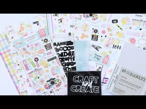 Unboxing: My Creative Scrapbook Album Kit for April 