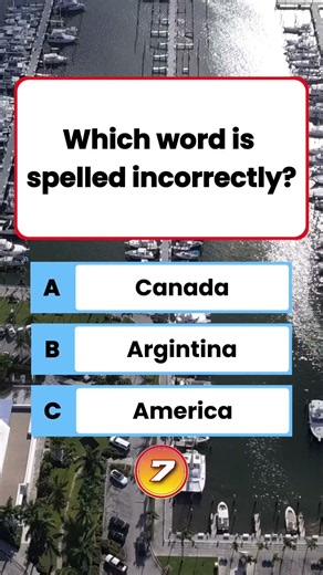 Which Word Is Spelled Incorrectly? | English Spelling Quiz #SpellingQuiz #EnglishQuiz #WordQuiz