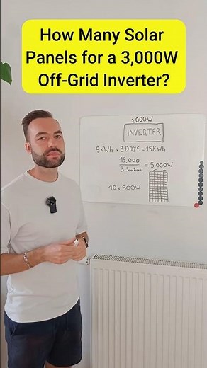 How Many Solar Panels For a 3000W Inverter The Correct Way