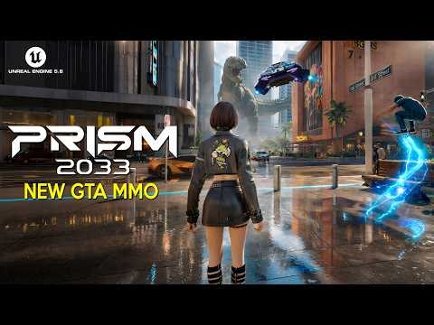 PRISM 2033 First Gameplay Reveal | New Massive Life Sims Cyberpunk OPEN WORLD RPG like GTA 6
