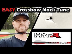 EASY Crossbow Nock Tune - Free Accuracy Improvement!
