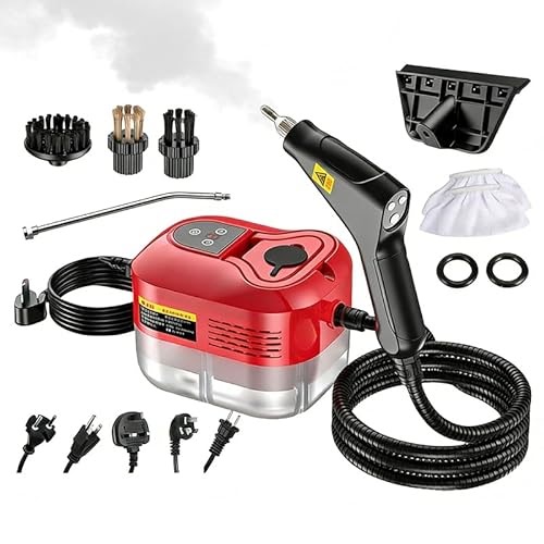 2026 Handheld Steam Cleaner, 2500W High Pressure Portable Steam Cleaner, 229°F High Temperature Pressurized Steam Cleane