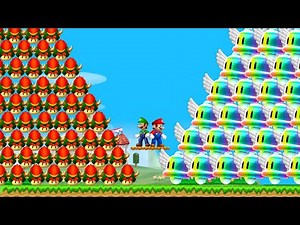 What happens if Mario & Luigi use 999x Bowser Mushrooms & Rainbow Cat Bells?