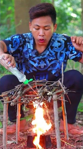 Survival Skills How to Make Fire in 5 Minutes in Extreme Conditions #ideas #lifehacks #survival