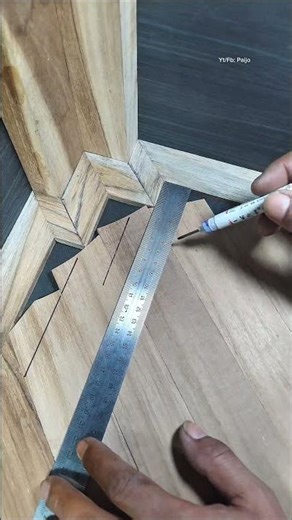 Easy way to measure wood angles #woodworking #carpentry #woodscraft #tipsntricks #art
