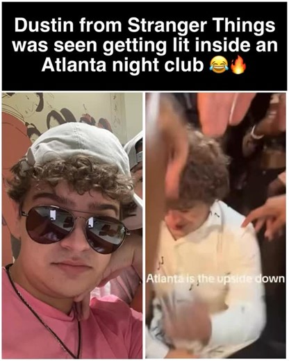Dustin from Stranger Things was getting down in ATL 😂🔥 | Rap Updates Tv
