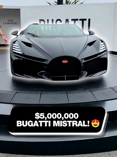 Exclusive Bugatti Mistral: The $5 Million Supercar