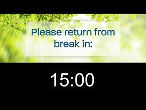 15 Minute Countdown Timer #Countdown, #Timer, #15Minute, #Education, #Zoom, #Training, #Break