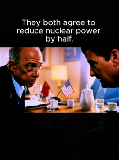 They both agree to reduce nuclear power by half. The meeting between U.S. President Ronald Reagan and Soviet leader Mikhail Gorbachev | The Brink of War in theaters August 14th #jksimmons #thebrickofwar #thriller #movieedit #newmovie #reagan