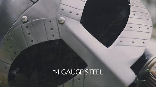 Handmade Viking helmet based on the Gjermundbu find in Norway. Available with and without the riveted aventail. Check it out here: With aventail: https://grimfrost.com/products/viking-gjermundbu-helmet Without aventail: https://grimfrost.com/products/viking-gjermundbu-helmet-1 | Grimfrost