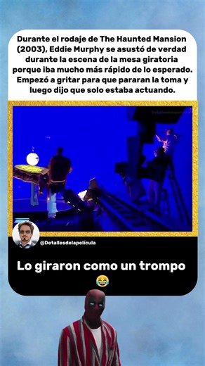 La mesa giraba mucho más rápido de lo esperado | The Haunted Mansion (2003) 🎠