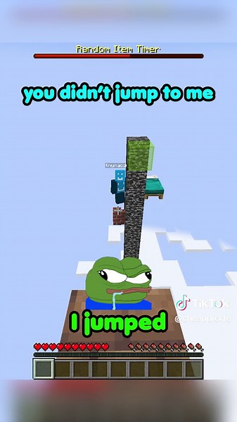 I got an Impossible Block #Minecraft #randomitems #funny #gaming #cheappickle