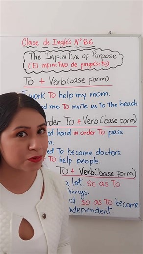 131K views · 10K reactions | The infinitive of purpose ❤️ #easyenglishtv | EasyEnglish TV | Facebook